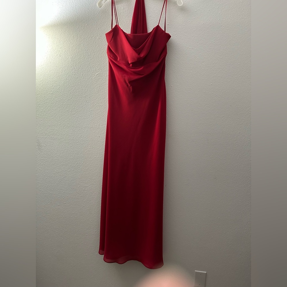 Michaelangelo Scarlet Backless Dress